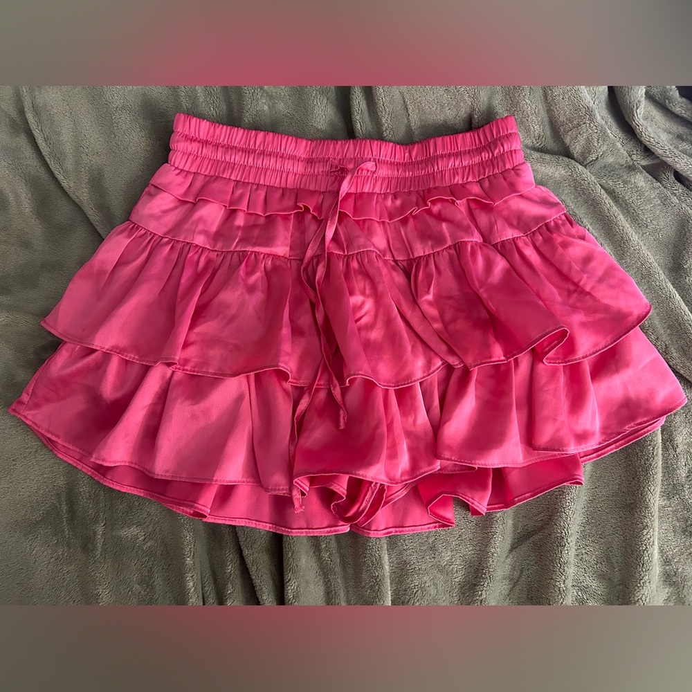 day + moon pink skirt
